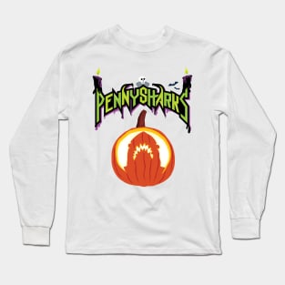 It's the Great Penny, Penny Shark! No outline (for light shirts) Long Sleeve T-Shirt